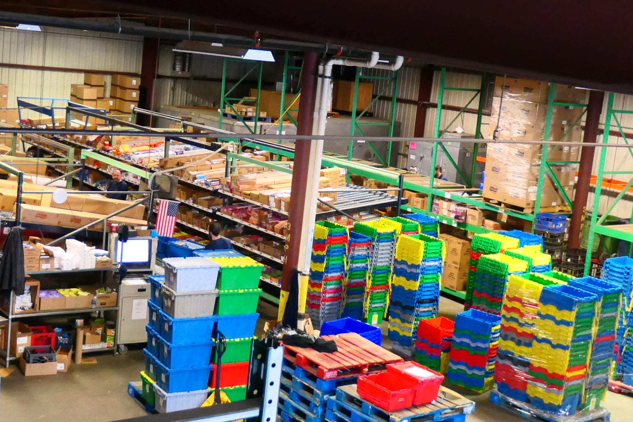 A fully modernized warehouse to supply our accounts with snacks and refreshments